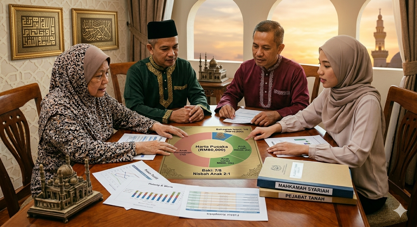 siapa layak terima harta faraid